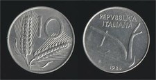 10 LIRE 1984 SPIGHE E ARATRO -