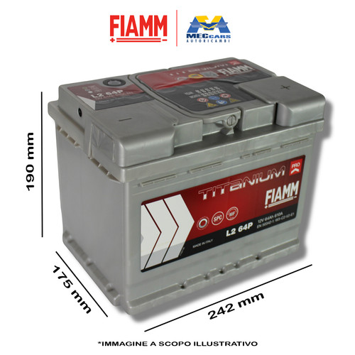 Fiamm batteria titanium - fiamm, l2