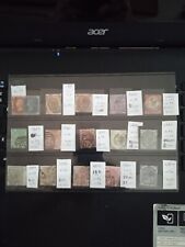 Regno Unito 16 francobolli Regina Vittoria usati