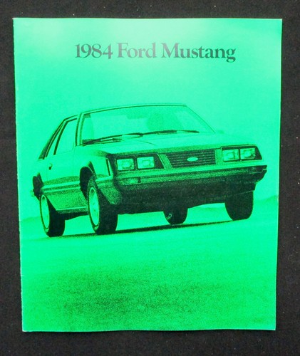 Ford mustang 1984 depliant - ford,
