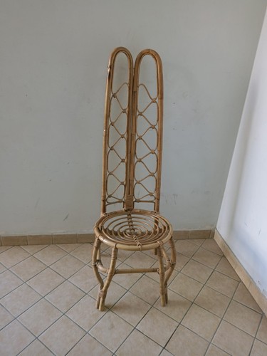 Sedia vimini bonacina bamboo - sedia,