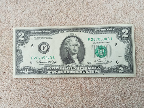 Serie banconote 2 dollari - serie, da