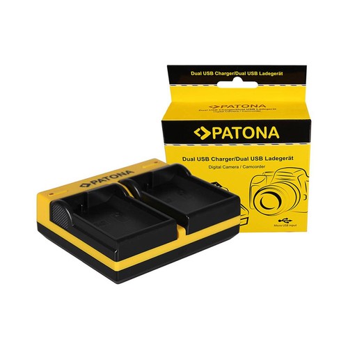 Patona caricabatteria doppio - patona,