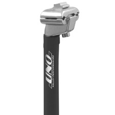 Reggisella Canotto Tubo Sella 300mm in Alluminio Off-Set 25mm Nero