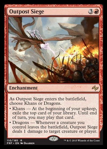 Mtg outpost siege - siege,