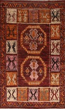 Tappeto geometrico peluche