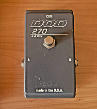 DOD 270 A-B Box Guitar Pedal • For switching a guitar signal on 2 amps VG+