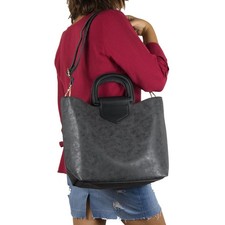 Borsa Donna Grigia Grande