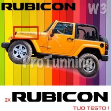 JEEP Rubicon Wrangler Scritte