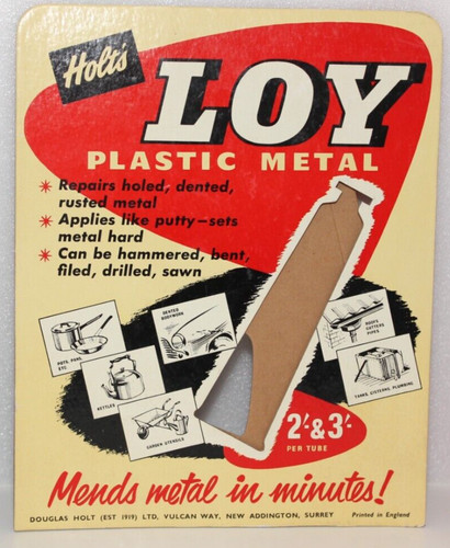 Vntg holt loy plastica - holt's,