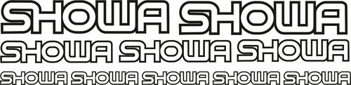 Showa sticker kit set adesivi - showa,