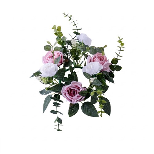 Ghirlanda floreale artificiale - ghirlanda,