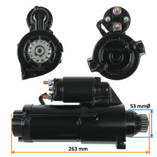 Motorino di Avviamento per AM8208 Mercruiser Marine Mercury Mariner 8000208 8M0007921 M17MY06B