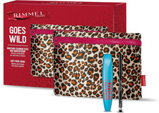 , Cofanetto Regalo Donna Rimmel Goes Wild, Pochette Leopardata Con Mascara Scand