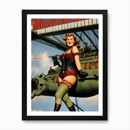Pin girl stampa - 3, artistica