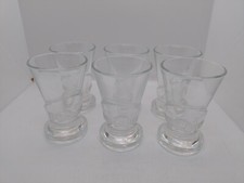 6 Bicchieri Pubblicitari Fernet Branca vintage