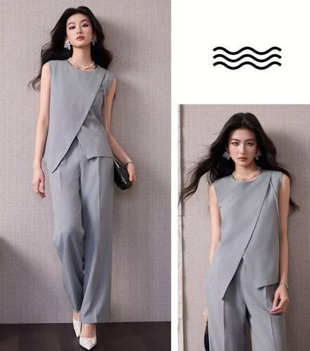 Tailleur donna grigio - tailleur, chiaro
