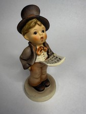 Figurina vintage Goebel Hummel "Cantante di strada" #131 TMK 5 SPEDIZIONE GRATUITA B25