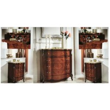 COMO' E COMODINI IN LEGNO NOCE