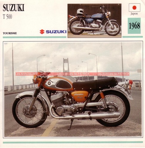 Suzuki 500 t500 1968 - t, fiche
