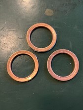 GUARNIZIONE SCARICO COLLETTORE DEMM IN RAME CICLOMOTORE MOTORINO 49cc EPOCA 3pz