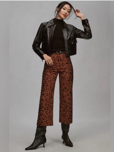 Pantaloni crop anthropologie - crop,