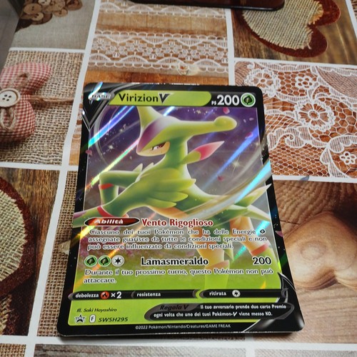 Carta pokemon virizion - pokemon,