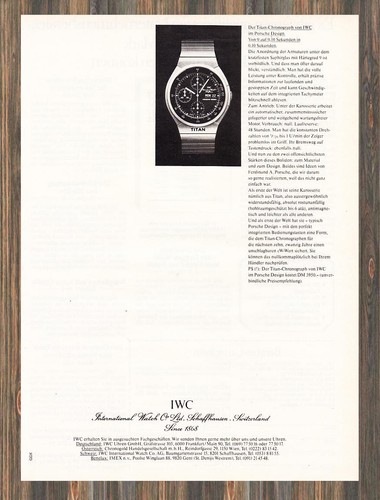 Iwc cronografo titanio - cronografo,