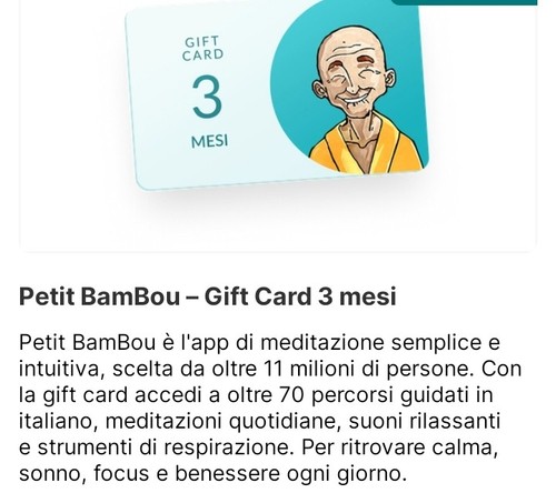 Gift card petit bambou - gift,