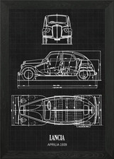Lancia Aprilia 1939 poster