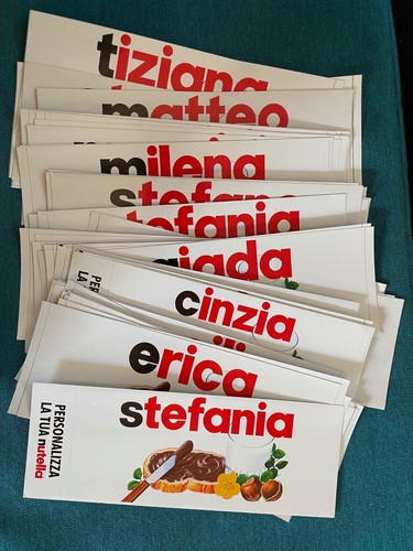Etichetta adesiva nutella - 1,