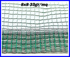 Rete Per Raccolta Olive Telo 8x8 con Spacco Apertura 33gr/mq Telone
