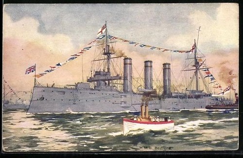 Nave guerra hms - da,