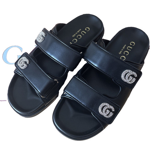 Gucci sandali pelle nero
