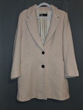 Cappotto donna Zara rosa panna