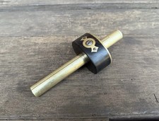 Vintage ebony brass mortice - vintage,