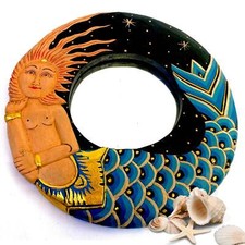 Specchio da parete dea sirena