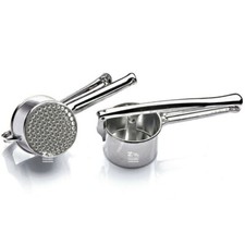 SCHIACCIAPATATE PREMI PATATE  ALLUMINIO PROFESSIONALE PASSATELLA FORI Ø 5 mm