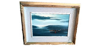 MARINE PAINTING OIL ON TABLET
