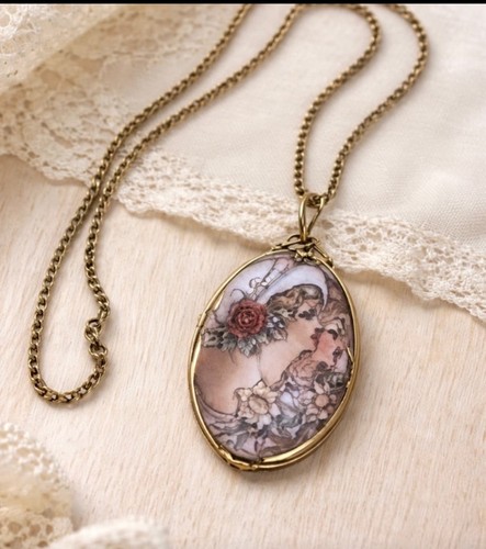 Collana donna porcellana