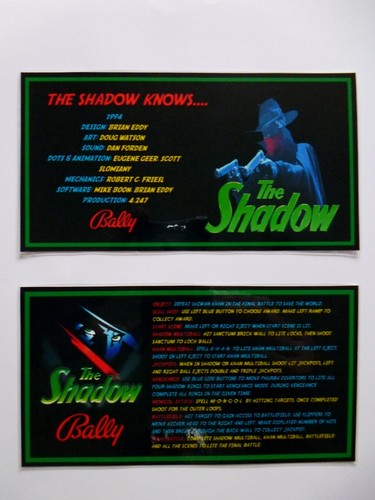 The shadow bally 1994 - *, 'the
