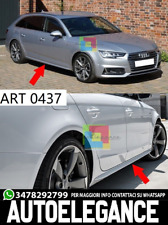 0437 MINIGONNE LATERALI AUDI A4 B9 DAL 2015 AD OGGI SPOILER SOTTOPORTA S-LINE W