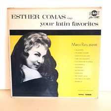 ESTHER COMAS MARCO RIZO YOUR LATIN FAVORITES LP 12" 33 RPM SMC PRO-ARTE SMC-1068