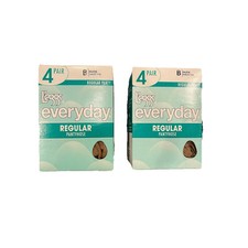 Leggs Everyday Collant Regolare Taglia B Nudo Lotto 2 Box 4 Paia In Box Punta Trasparente