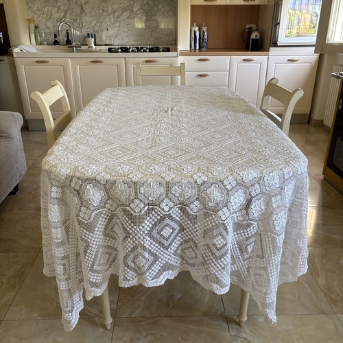 Tovaglia filet cotone - in,