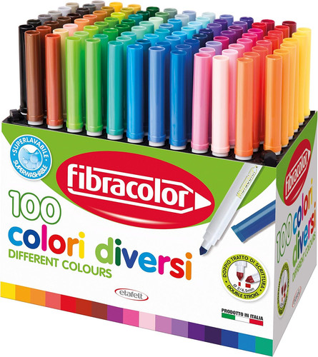 Pennarelli 100 colori - 100,