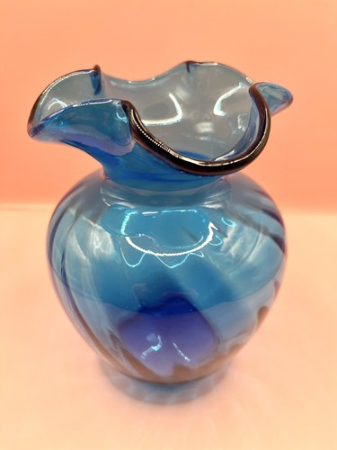 Vaso fantasia vortice blu