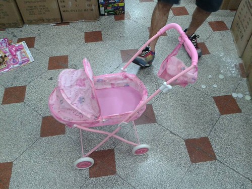 Passeggino carrozzina rosa - 1,