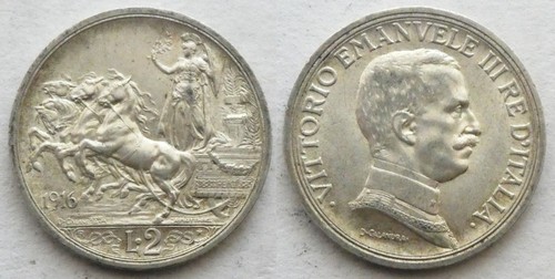 Vittorio emanuele iii 2 lire - 2,