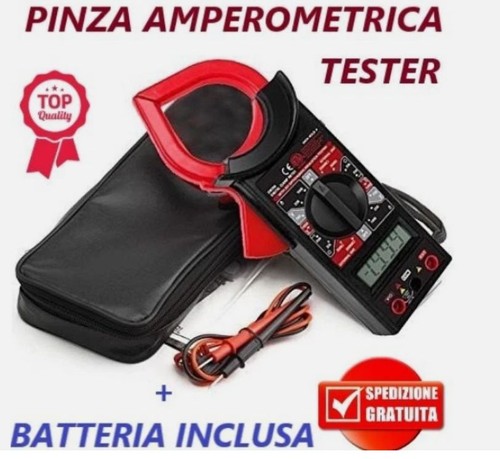 Pinza amperometrica tester - e,